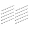 TOP-VIGOR 10Pcs 3mm x 50mm Dowel Pins Shelf Support Pegs,