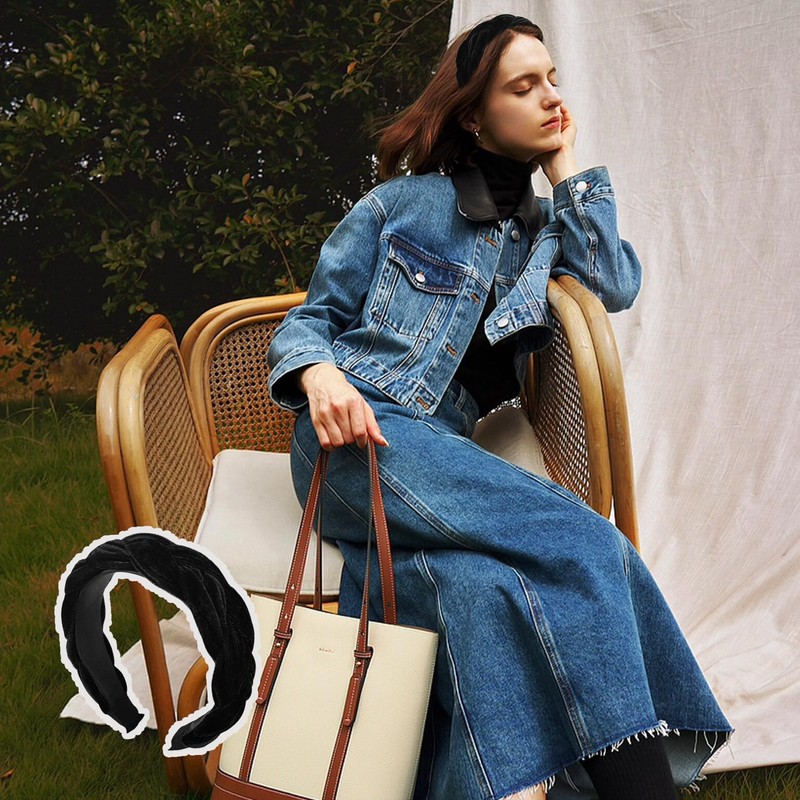 Dirndl Headband (Black, One Size)