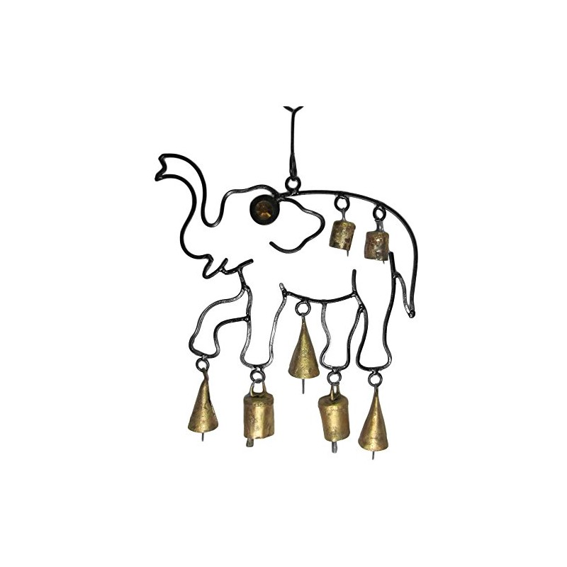 Indian Elephant Decorative Wind Bell Wall Home and Garden Good