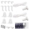 Roller Blind Holder Window, Pack of 16 Clamp Holders for