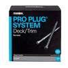 Pro Plug System Screws -Epoxy, #10 x 2-3-4", Star Drive,