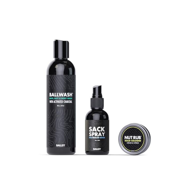Ballsy- Paquete de Bolsa, Kit de Frescura para Hombres