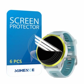 MIHENCE Screen Protector Compatible with Garmin Forerunner 570 47 mm Smartwatch Film, TPU HD Screen Protector [Pack of 6]