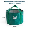 24L Collapsible Foot Bath Soaker Basin Tub for Soaking Feet,