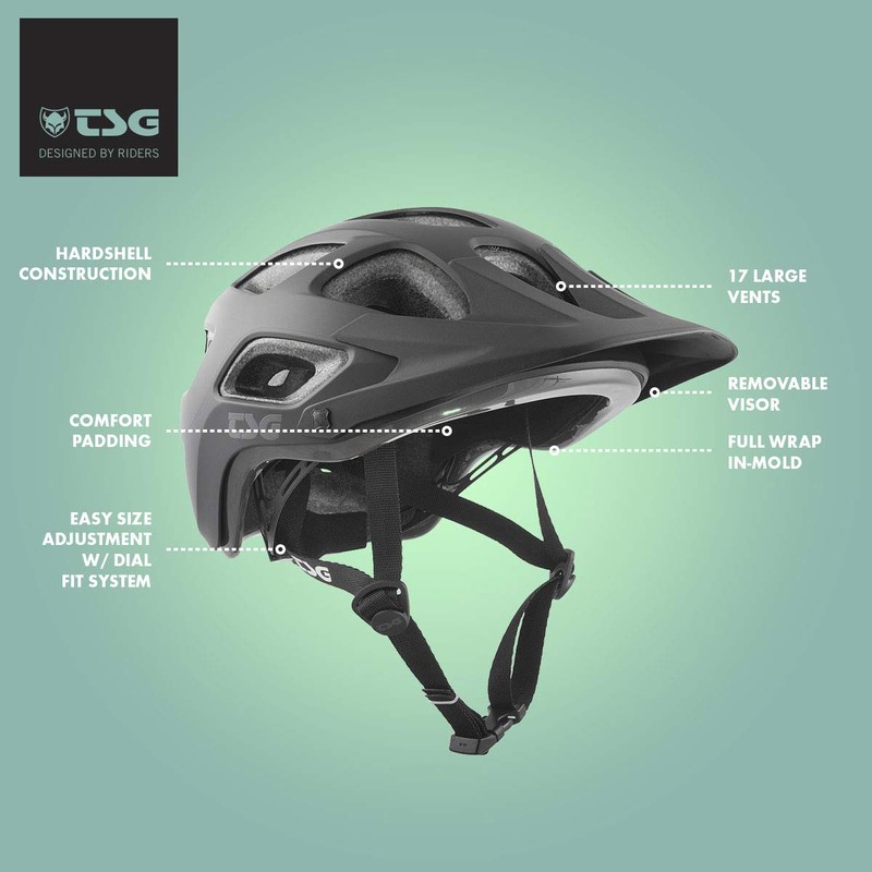 Tsg Seek Solid Color Helmet, Unisex, Seek Solid Color, satin
