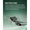 STAYGROW 4-Pack 1/8" Adjustable Rope Hanger, Heavy Duty Ratchet Tie