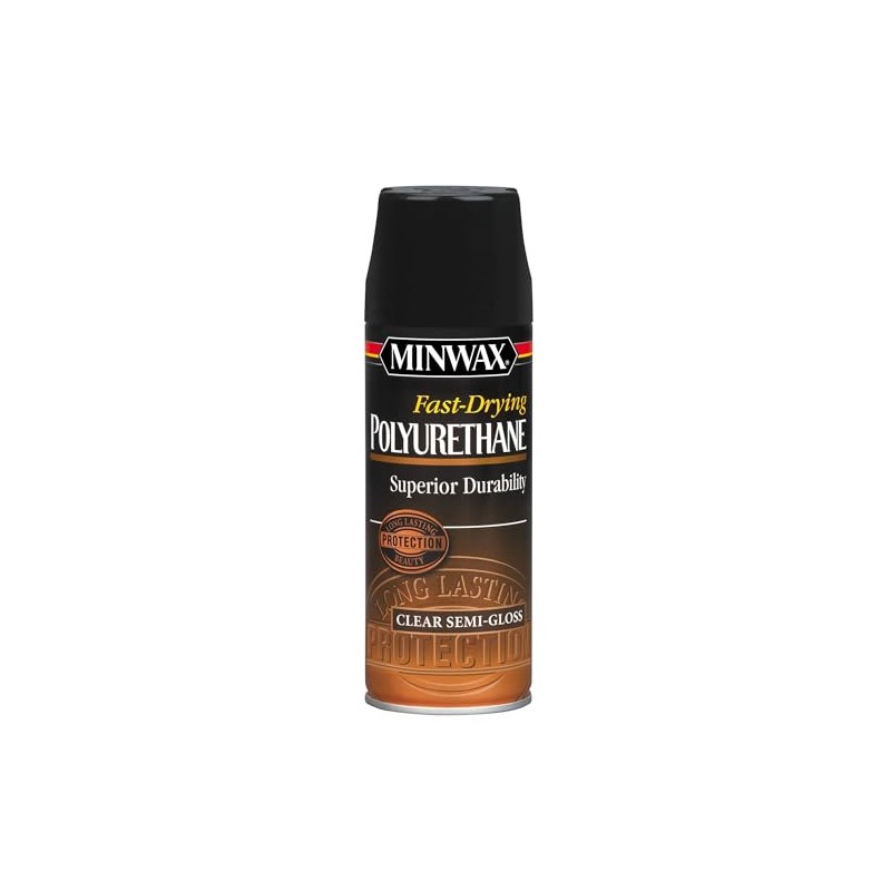 Minwax 33055 Semi-Gloss Fast-Drying Polyurethane Finish Aerosol