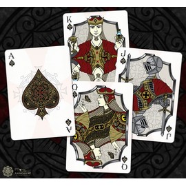 Stronghold Crimson Playing Cards Special Poker Deck by Gamblers Warehouse