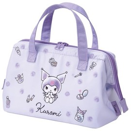 Skater Lunch Bag, Insulated Clasp Pouch, Women's, Sanrio, Kuromi, Watercolor Cosmetics KGA1-A
