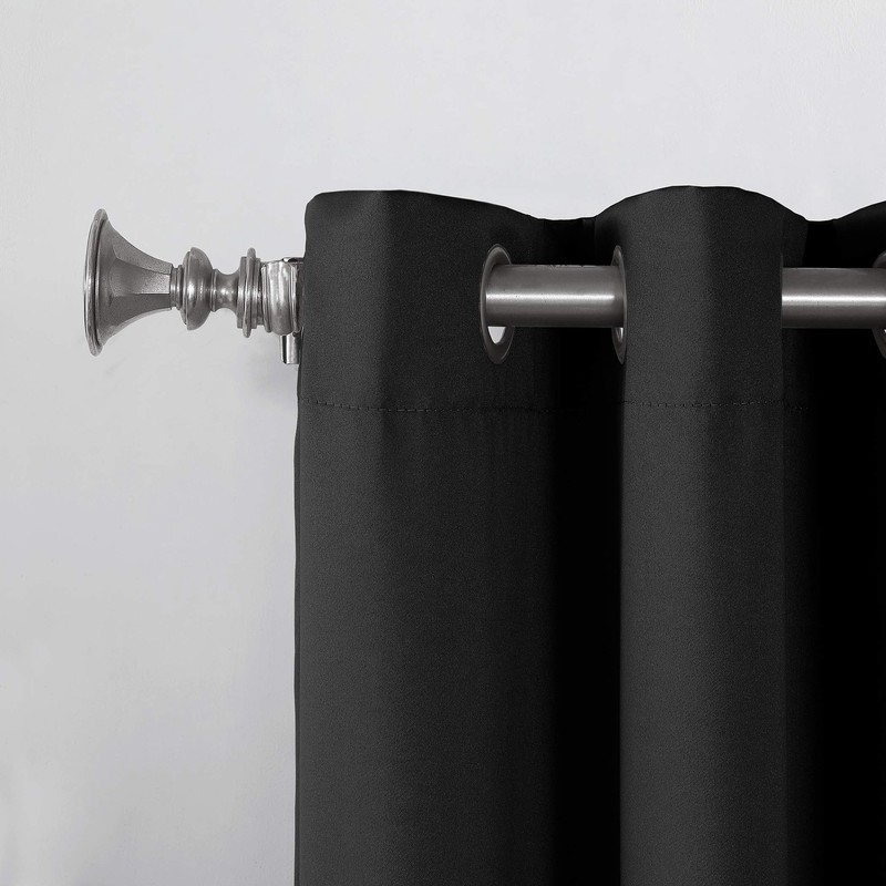 Sun Zero Becca Energy Efficient Grommet Curtain Panel, 40" x