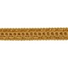 1/2" (1cm) Basic Solid Collection Scroll Gimp Braid Trim #