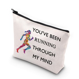 WCGXKO Running Gift Running Lover Gifts Running Zipper Pouch Makeup Bag (RUNNING)