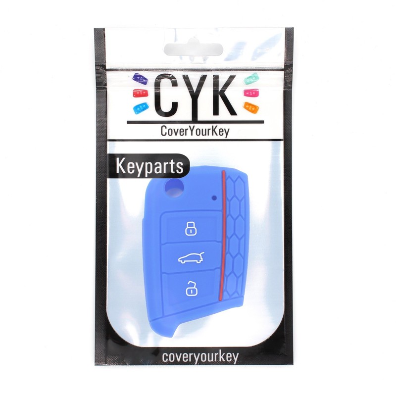 VB Key Case for 3-Button Car Key Silicon Cover Key
