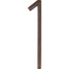 Distinctions by Hillman 844686 5-Inch Floating Mount House Bronze, Number 1