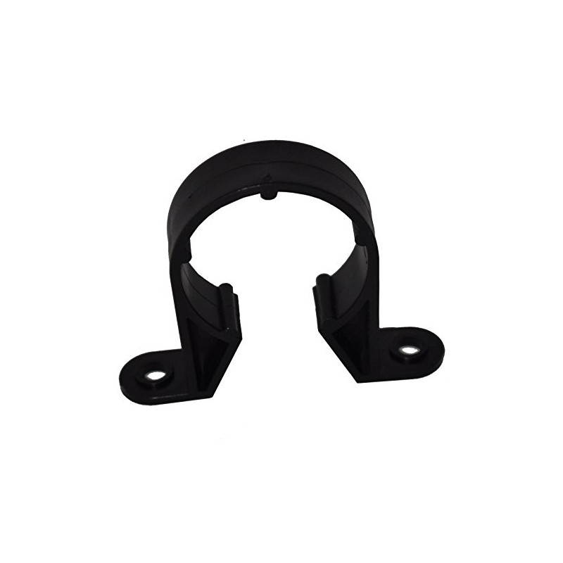 MSL 32mm/36mm Waste Pipe Clip - Black, Pack of 10