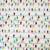 Christmas Fat Quarter 100% Cotton Flannel Fabric ~ Decorative String