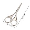 VOCOSTE Nose Hair Scissors, Round Safety Scissors, Eyebrow Eyelashes, Beard,