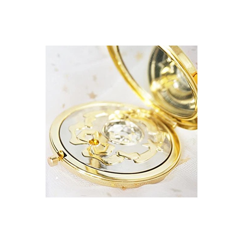 Espejo Abatible de Maquillaje Anime con Estrella de Cristal -