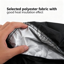 YYTQP Steering Wheel Cover Sun Shade, Silver-Coated Cloth Steering Wheel Protector, Auto Sun Block Cover Accessories for Cars Trucks Suvs (Silver)