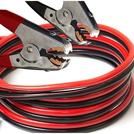 Industrial Heavy Duty 20 Feet 2 Gauge Booster Jumper Cables,