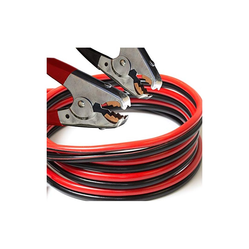 Industrial Heavy Duty 20 Feet 2 Gauge Booster Jumper Cables,