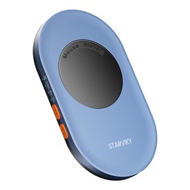 STARVIKY Undetectable Mechanical Mouse Jiggler, Ultra-Slim Mouse Mover, with Random Interval Timer, Driver-Free Mouse Wiggler Shaker Silently（Dark Blue）