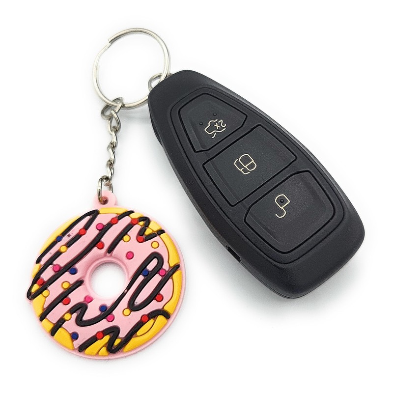 Promotech Funny Doughnut Rubber Keychain: The Perfect Gift for Sweet