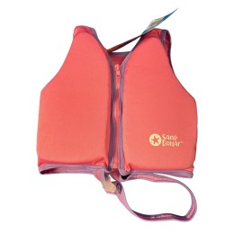 Sand Dollar Girls Trainer Vest Max 33 Lbs Ages 2-4 Years Adjustable Pink Summer Beach Pool