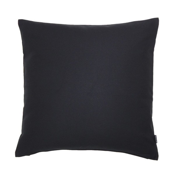 fabrizm 1365-bk-bk 11.8 inches (30 cm) Cushion Cover Made in Japan 11.8 x 11.8 inches (30 x 30 cm) Ox, Black