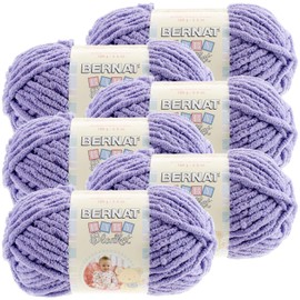Bernat Baby Blanket Yarn-6/Pk-Lilac, 6/Pk, Lilac 6 Pack