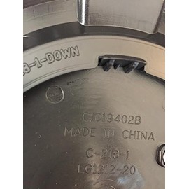 Ion Alloy C1019402B C-218-1 LG1212-20 Black Wheel Center Cap