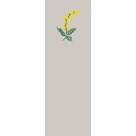 Elcomune BMK-009 Bookmark Printemps Clear Bookmark Mimosa