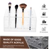 PACKOVE Acrylic Makeup Brush Holder Organizer Compact Design for Vanity