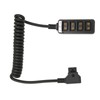 D Tap Male to 4 Port Dtap Female Splitter Power