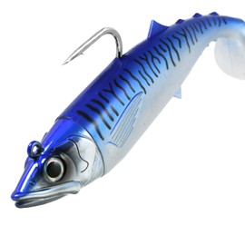 FishLab MAS-6.5-BM Mackerel Soft Swimbait Sinking Blue Mackerel 6 1/2" 5.5 oz