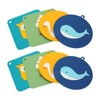 6Pcs Silicone Trivet Mats Cartoon Style Anti Slip Flexible Hanging