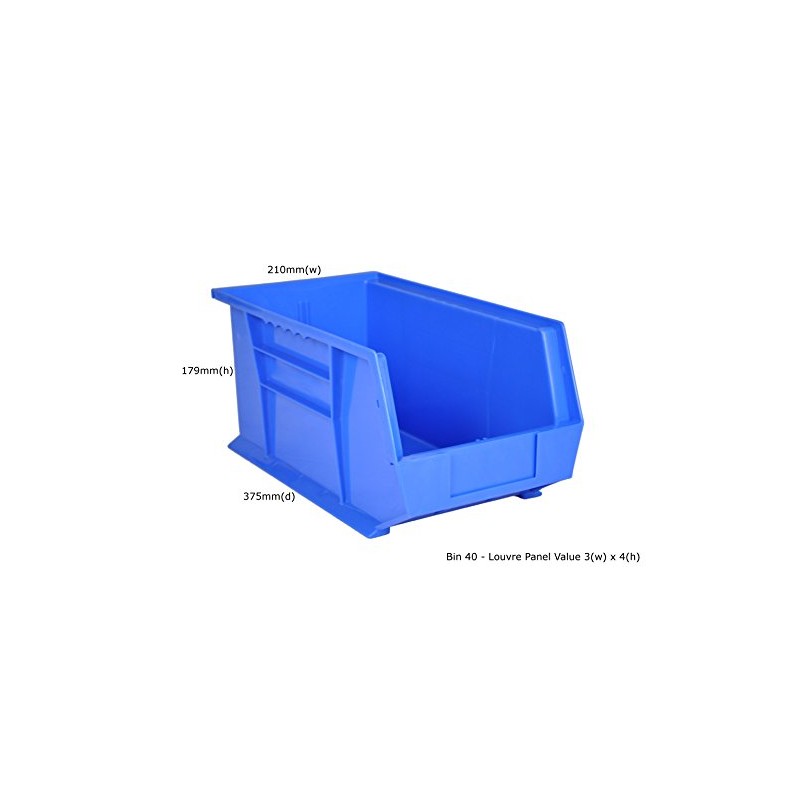 Pack of 10 x Rhino Tuff Bin40 Plastic Storage Parts