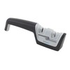 KitchenIQ 50217 Diamond Pull-Thru Knife & Scissor Sharpener – Black/White