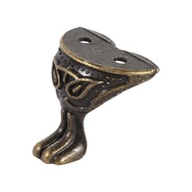 Garosa Protezioni Angolari in Lega di Zinco, Stile Vintage Bronzo Antico, 29x27mm, 4 Pezzi con Viti, per Scatole Portagioie in Legno