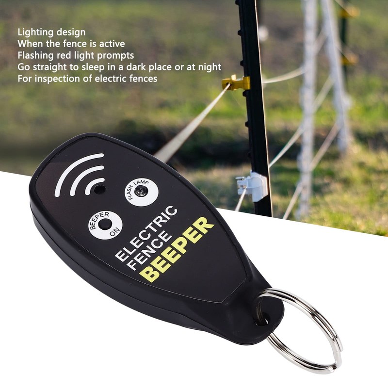 YWBL-WH Electric Fence Beeper Portable Fence Voltage Tester Gardening Tool