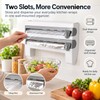 Kitchen Wrap Dispenser & Cutter for Cling Film and Foil