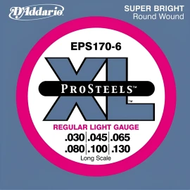 Cuerdas para bajo eléctrico 4:4 D'Addario EPS-170-6