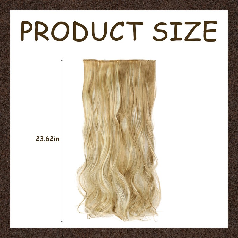 AYNKH 1 Piece Secret Hair Extensions Invisible Extensions Synthetic Wigs