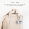 Ubbi On-the-Go Gray Bag Dispenser and Waste Disposal Bags Refill,
