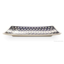 Bunzlauer Keramik Sushi Plate Large 29.8 x 16.1 x 2.8 cm, Decor 8