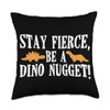 Dino Nugget Plush Pillow Chicken Nuggets Lover Throw Pillow