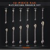 SUZUME SAE Ratcheting Wrench Set 12-Piece (1/4"-7/8") Chrome Vanadium Steel