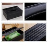 PU Leather Tissue Box Cover - Multifunctional Tissue Box Holder