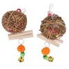 Parrot Cage Shredder Toy Bird Chewing Foraging Shredder Toy for