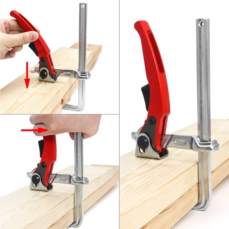 QWORK® Lever clamp, Quick Release with 160 mm Capacity and